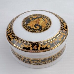 VTG Marrakesh Fine Porcelain By Casa Elite Trinket Jewelry Box Decoration Decor